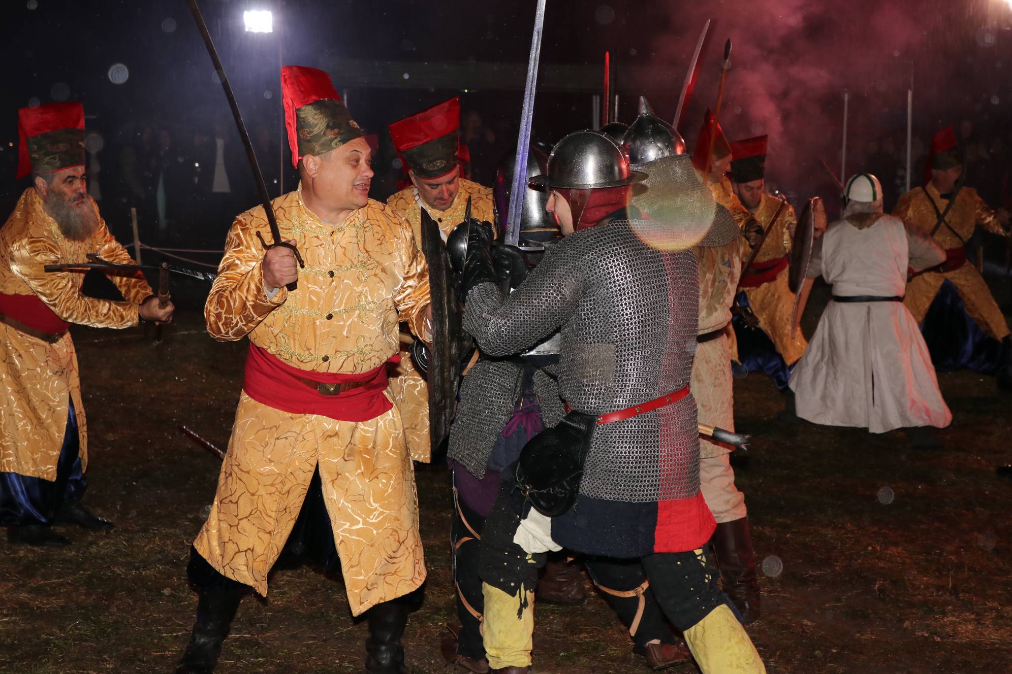 Средновековни рицари и османлии пресъздадоха епичната битка край Оряхово от края на 14 век